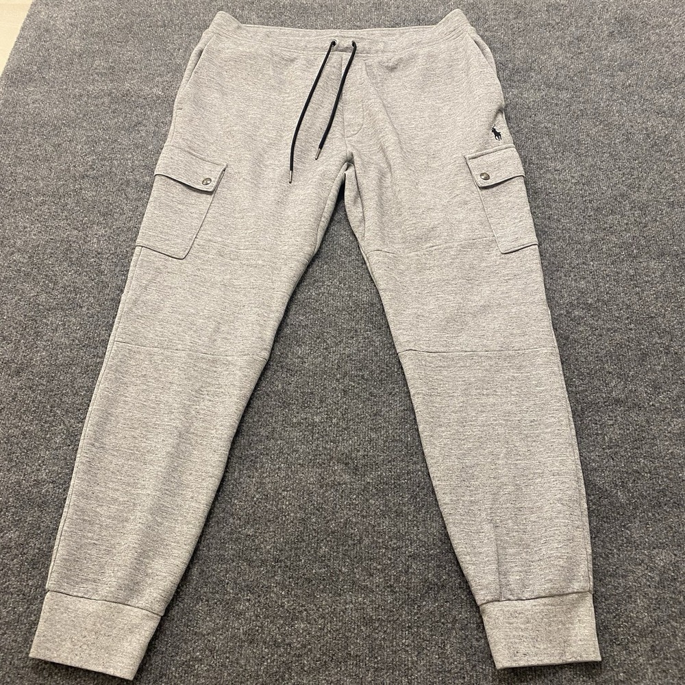 Polo Ralph Lauren Cargo Joggers Sweatpants Mens Size XL Pockets Embroidered Pony